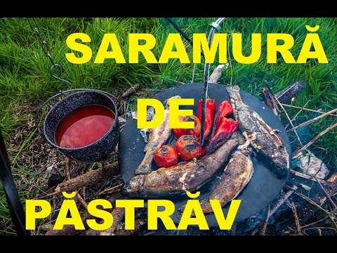 Saramură de păstrăv la disc pe lacul Vidra