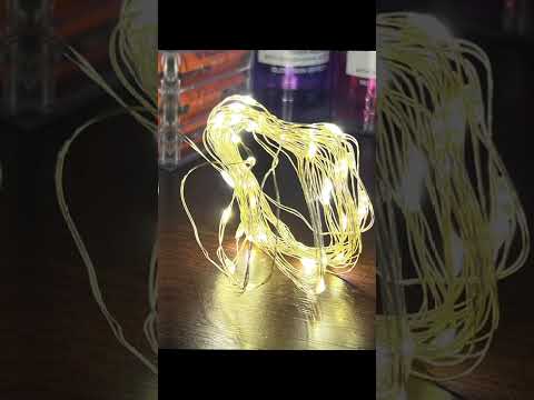 Гирлянда Роса Нить 50 LED на батарейках Тепло белый 5 м. - фото 1 - id-p2855242007