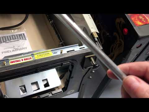 Houdini Pinball after plunger replaced and aligned