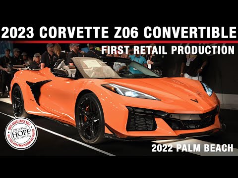 CHARITY SALE - First Retail Production Convertible 2023 Chevrolet Corvette Z06 - BARRETT-JACKSON