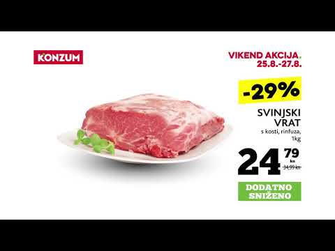 Konzum vikend akcija od 25.-27.08.2017.