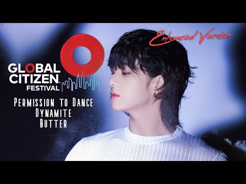 정국 Jung Kook - Permission To Dance / Dynamite / Butter (Global Citizen Festival - Enhanced Version)