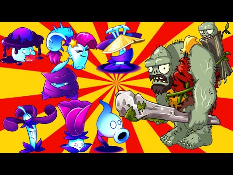 Plants Vs Zombies 2 Max Level All Shadow Plants Vs Jurassic Gargantuar PVZ 2