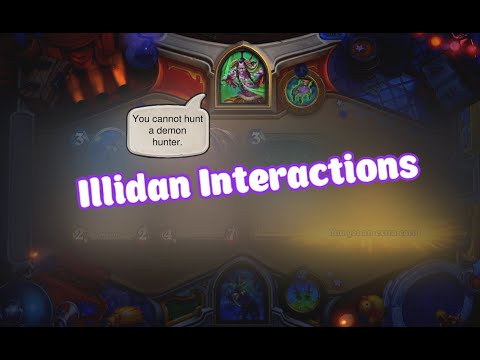 Illidan Interactions with other Heroes