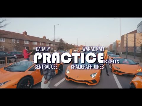 DABABY - PRACTICE REMIX ft. CENTRAL CEE, KHALIGRAPH JONES, WAKADINALI (Official Video)