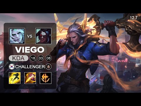 Viego vs Kayn Jungle - KR Challenger - Patch 12.7 Season 12
