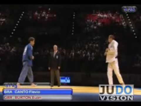 JUDO 2009 World Cup Birmingham: Flavio Canto (BRA) - Euan Burton (GBR)