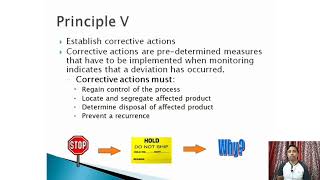Part-2 HACCP, Hazard Analysis and HACCP implementation, Food Safety requirements