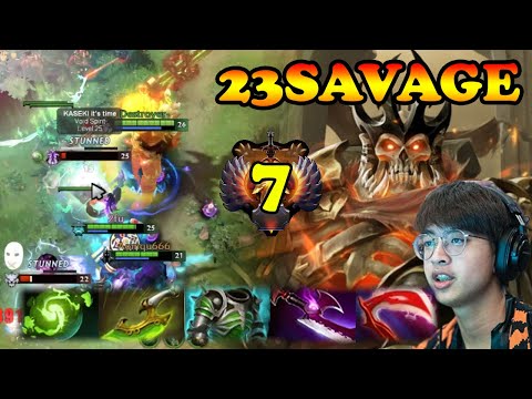 23Savage climbing top 10 SEA hard game vs crazy Lifestealer | Giveaway | Dota 2 Pro Gameplay