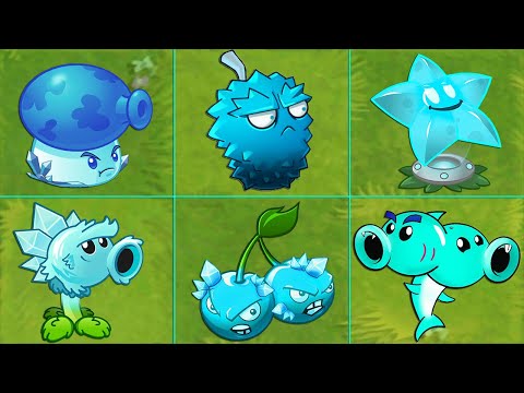 All ICE Plants Power-Up! in Plants vs Zombies 2 (Dark Ages)