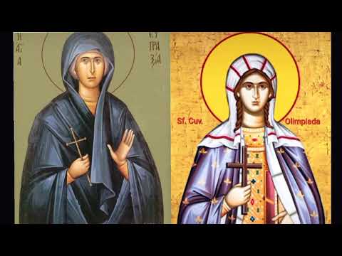 Acatistul Sfintelor Cuvioase Olimpiada și Eupraxia - 25 iulie