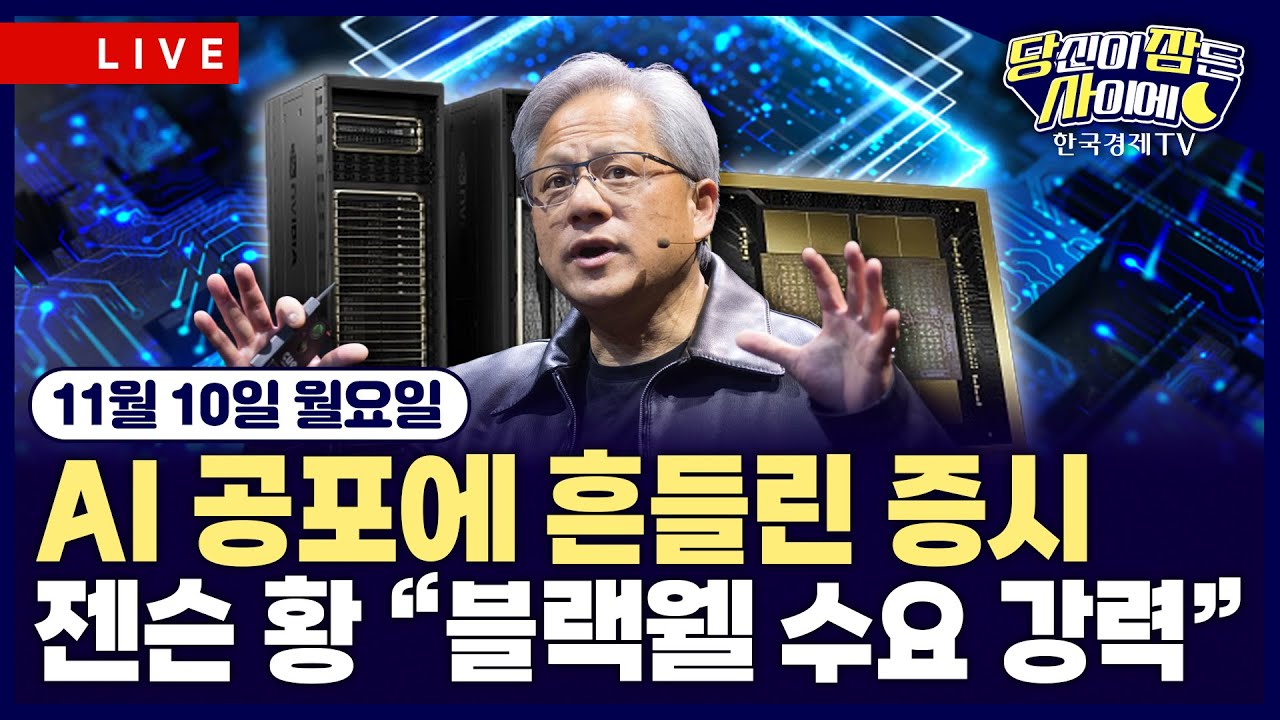 [🔴11/10 #당잠사] 美 3대 지수 혼조…소비심리 둔화·AI 우려심리 | 원달러 환율 1460원 돌파…7개월만에 최?