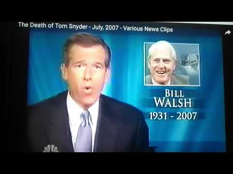 NBC News On The Death Of Bill Walsh July 2007