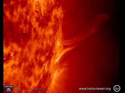 AIA 304 (2014-04-01 11:20:07 - 2014-04-01 14:29:19 UTC)