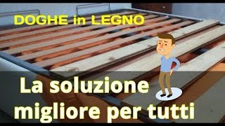 DOGHE In legno - Fai da Te - Mal di schiena risolto con Perline in Legno di Abete -