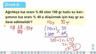 Eğitim Vadisi 9.Sınıf Matematik 20.Föy Denklem ve Eşitsizliklerle İlgili Uygulamalar 1 (Karışım Problemleri) Konu Anlatım Videoları