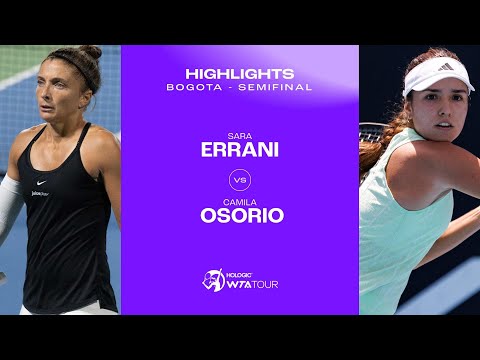 Теннис Sara Errani vs. Camila Osorio | 2024 Bogota Semifinal | WTA Match Highlights