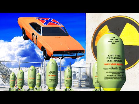 EXPERIMENT - Cars vs Nuclear Bombs 12 - BeamNG Drive | CrashTherapy