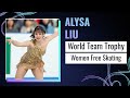 Alysa LIU USA Women Free Skating ISU World Team Trophy Tokyo 2025 WTTFigure