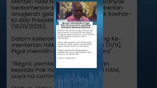 Respons Natalius Pigai soal Pemberian Gelar Pahlawan ke Soeharto: Saya Menteri HAM, No Comment