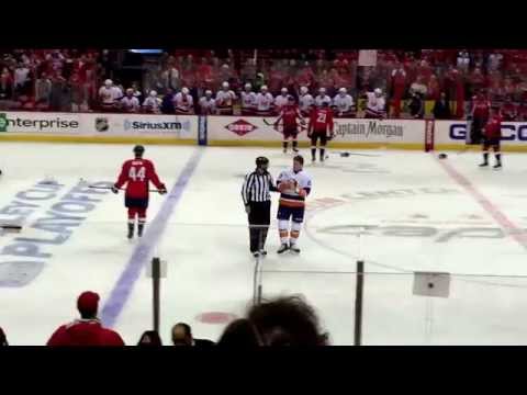 Anders Lee & Tom Wilson Fight - New York Islanders vs. Washington Capitals Game 5