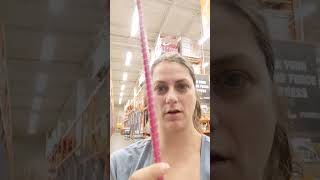 Check out this crazy #rebar - super light fibreglass (and it's pink!)  #logcabin #construction #diy