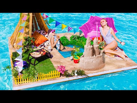 How to Make Island on the Water?  Floating Island!