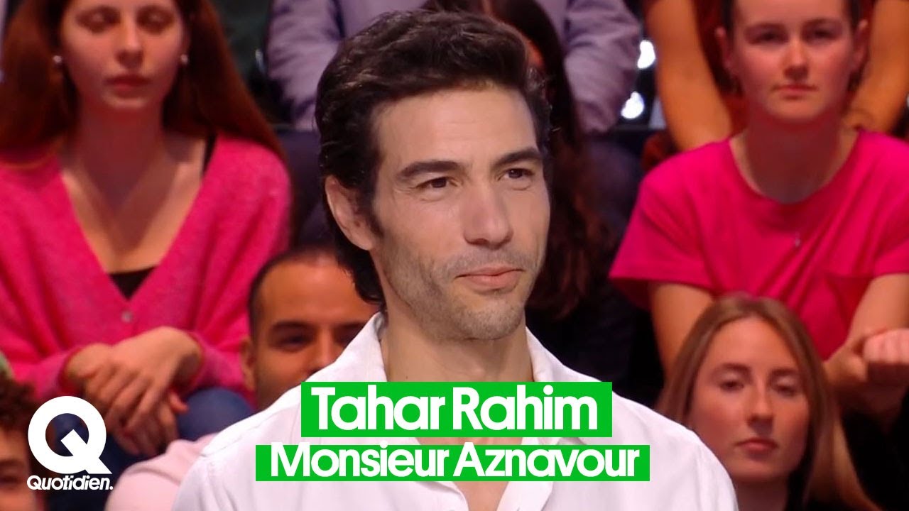 Tahar Rahim se glisse dans la peau de Charles Aznavour