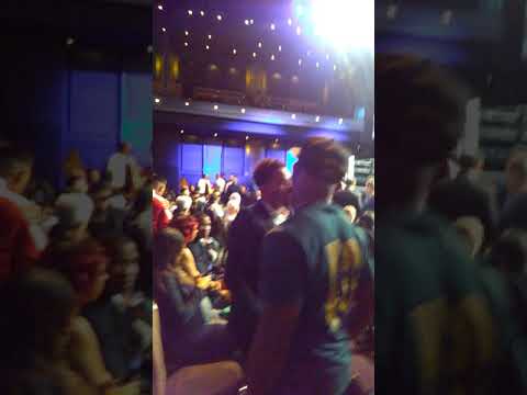 Shawn Porter and KO Bellows Chopping it up After Win