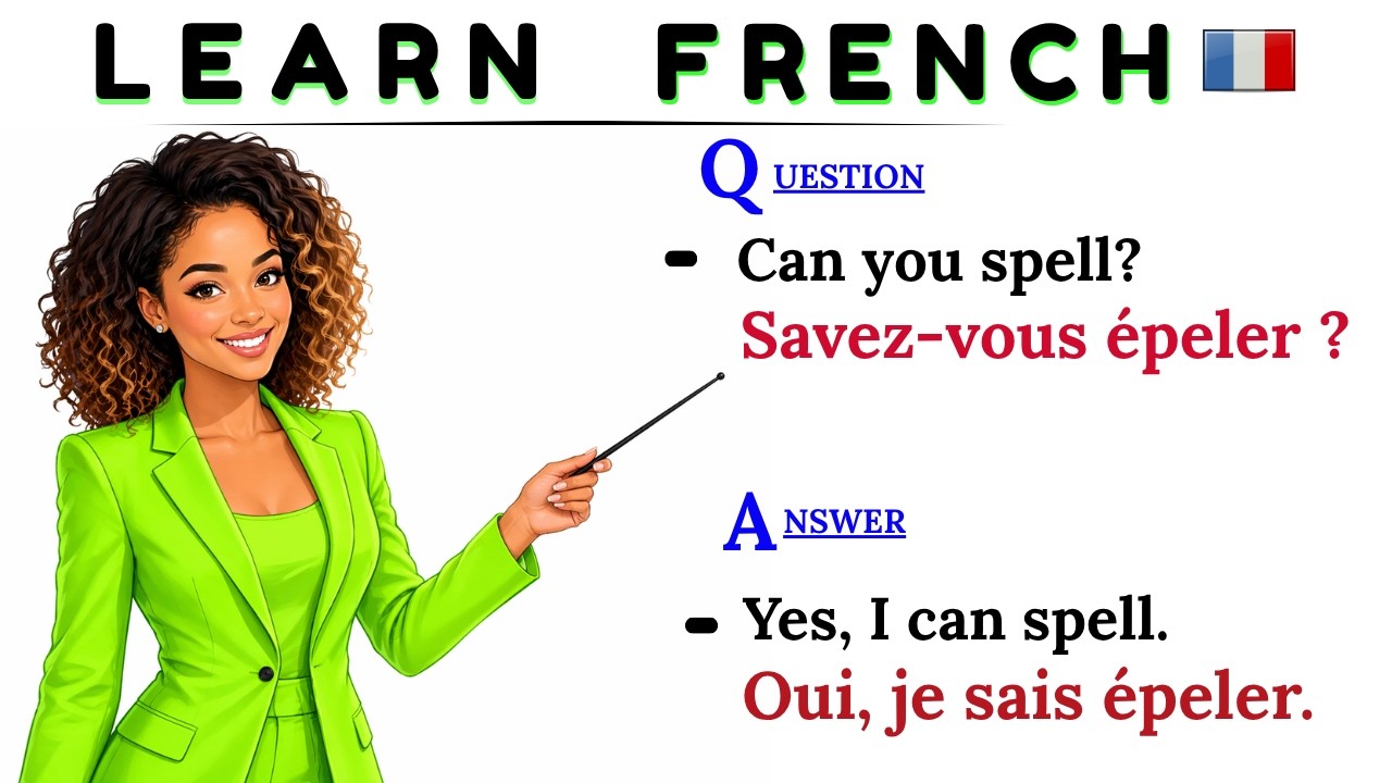 Top French Dialogues &  Phrases You Must Know  | Learn French | Apprendre le français