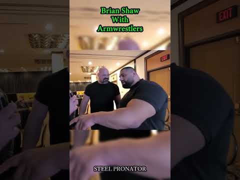 Armwrestlers Are Built Different | Brian Shaw With Bodybuilder Vs Armwrestlers #armwrestling #brian
