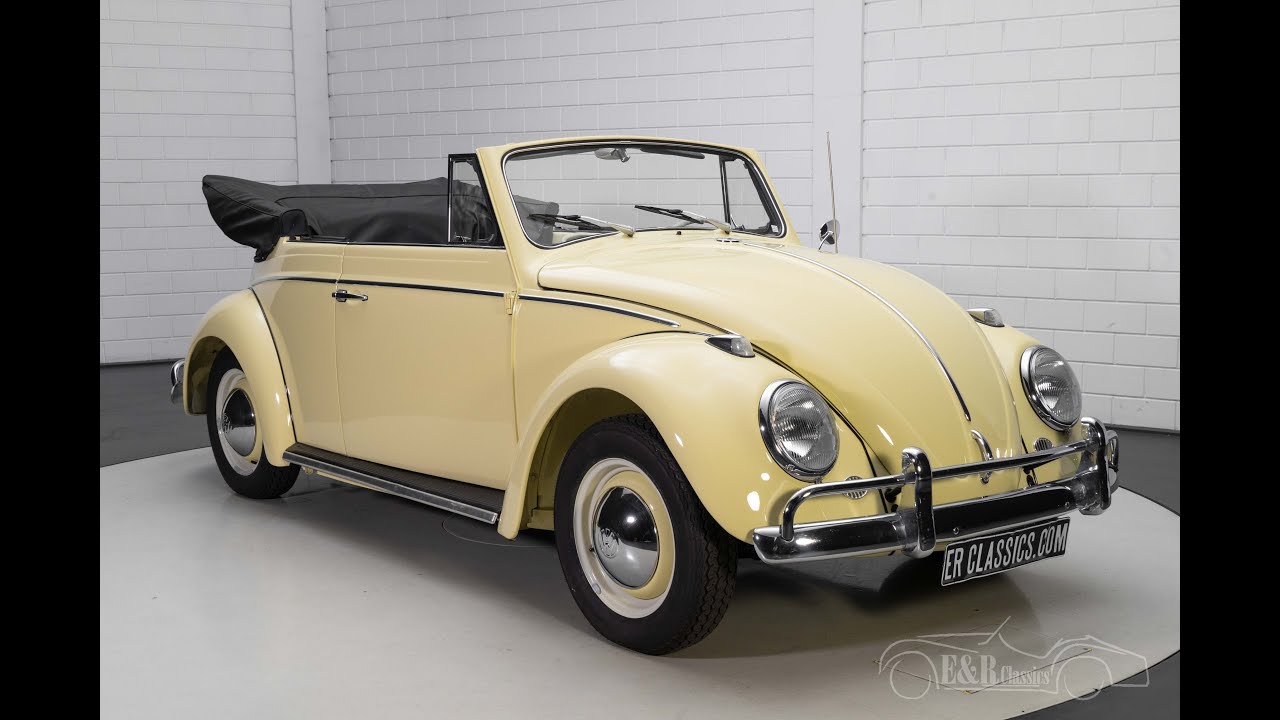 VW Beetle Cabriolet | Extensively restored | Very good condition | 1963 -VIDEO- www.ERclassics.com