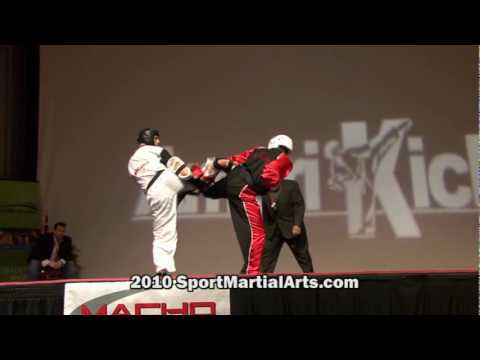 Ross Levine v Anthony Merricks - Men's pt sparing semi-finals - 2010 Amerikick Internationals Finals
