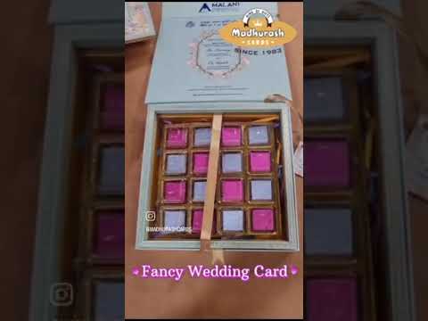 FMC-3016CCB LUXURY BOX WEDDING CARDS