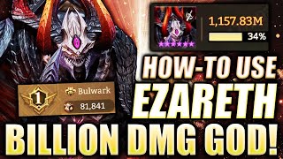 EZARETH Is Even Better Than We Thought! INSANE AoE GUIDE & Highest DMG EVER ⁂ Watcher of Realms