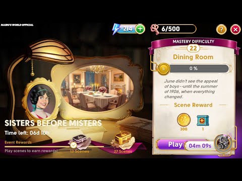 June's Journey Secrets 30 Scene 22 Dining Room Word Mode 4K ULTRA HD