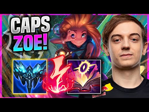 CAPS IS A GOD AS ZOE WITH EVERFROST! - G2 Caps Plays Zoe MID vs Sylas! | Season 11