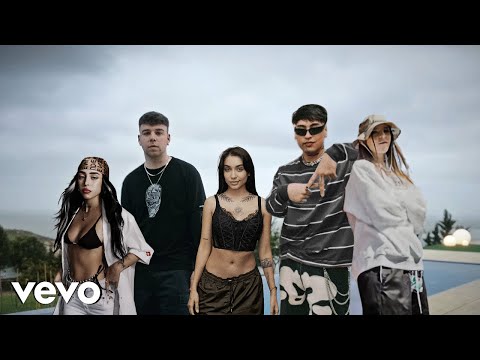 Quevedo, Nicki Nicole, Maria Becerra, Young Miko, Tiago PZK, Ambik, Yarge - Sha la la (Music Video)