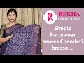 Rekha Collections Surekha Reddy Simple Partywear Sarees