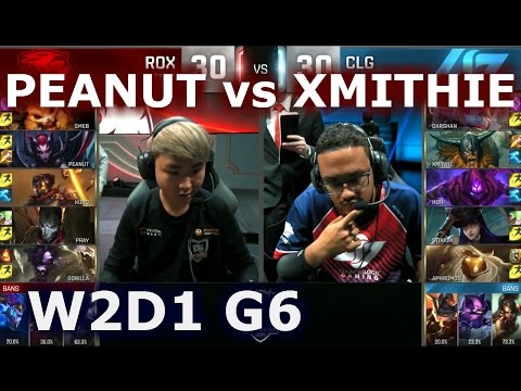 CLG vs ROX W2D1 - PEANUT vs XMITHIE Player Experience Stream (w/ Inori) | Group A LoL S6 Worlds 2016
