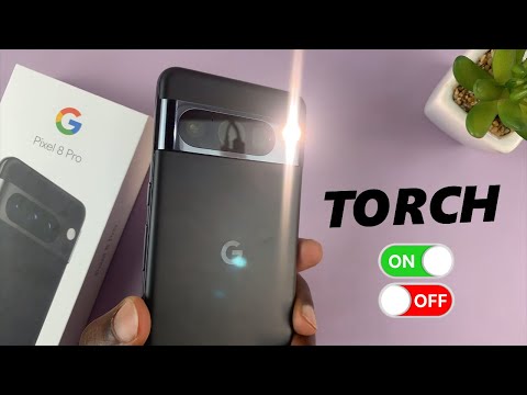 How To Turn Flashlight ON / OFF On Google Pixel 8 / Pixel 8 Pro