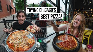 We Tried EVERY Chicago Pizza Style! Deep Dish, Tavern & Stuffed! - WHICH WAS BEST??