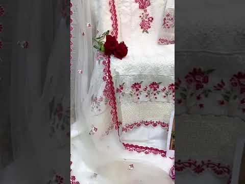 Vardan Ethnic SF-142 Cambric Cotton Wholesale Pakistani Suits – product video thumbnail