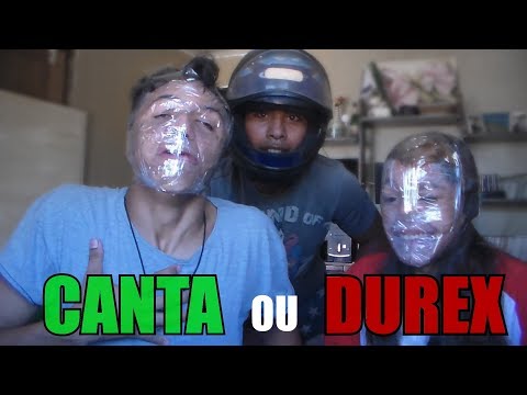 DESAFIO: CANTA OU DUREX NA CARA - FT. IRMÃ