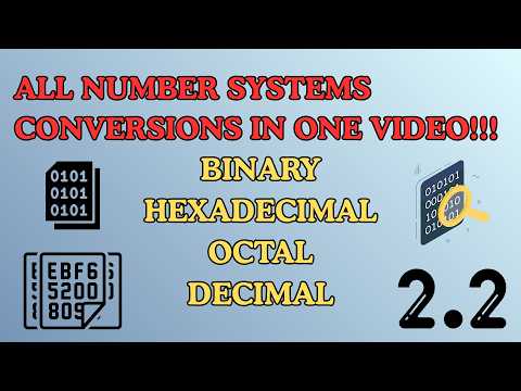 Number Systems Explained | Binary, Octal, Decimal, Hexadecimal | Conversion Tricks Made Easy