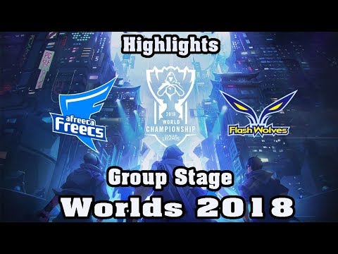 AFS vs FW Highlights  Worlds 2018 Group A Day 6  Afreeca Freecs vs Flash Wolves