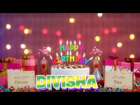 DIVISHA Happy Birthday Song with Names 🌟 Happy Birthday to You