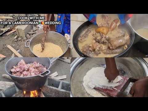 HOW FAMILY COOKING IS DONE FOR CAMEROONIAN OCASSIONS .