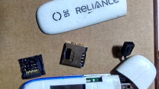 How to Repair reliance data card , modem repair, no sim card solution , sim tray change