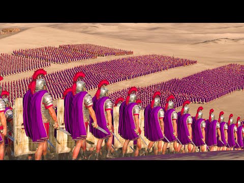 EPIC PHARAOH vs 40 ROMAN LEGIONS (34K Men Battle) - Total War ROME 2